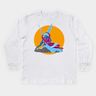 Psyche Revived by Cupid’s Kiss Kids Long Sleeve T-Shirt